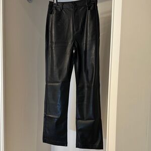 Pink Lily small women’s Black faux  Leather Pants.
Like new